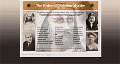 Desktop Screenshot of orderofchristianmystics.co.za