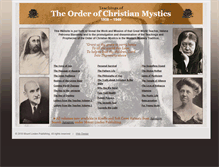 Tablet Screenshot of orderofchristianmystics.co.za